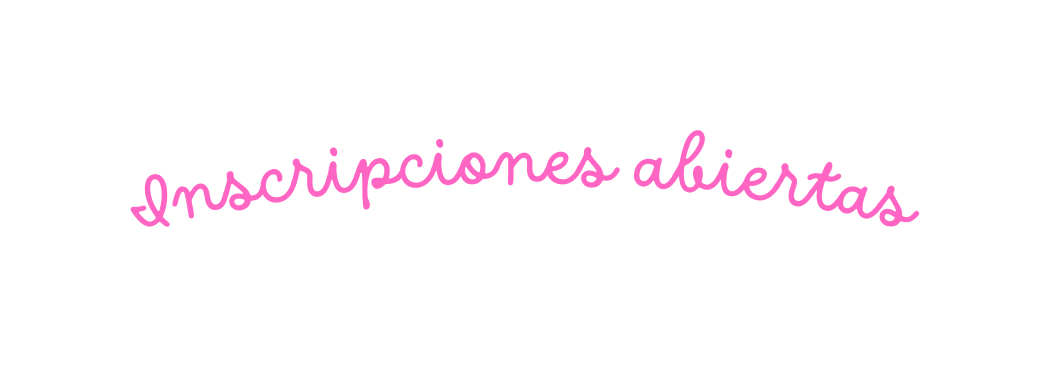 Inscripciones abiertas