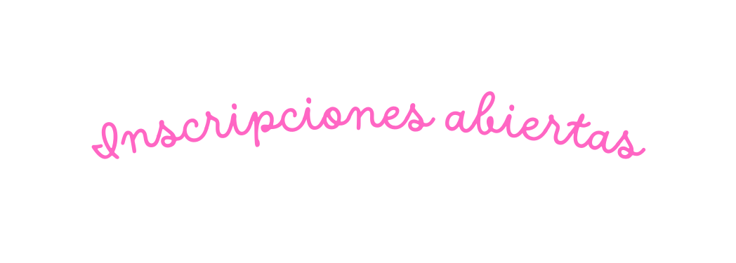Inscripciones abiertas